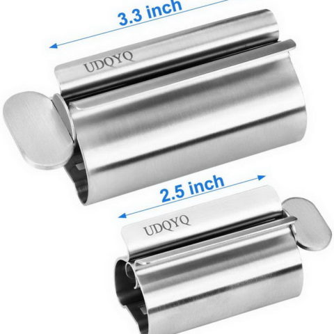 Tube Squeezer - Metal Tube Squeezer Stainless Steel Tube Wringer UDQYQ Tube Roller, 1 Big Size + 1 Small Size (2 Pack)