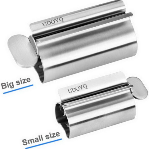 Tube Squeezer - Metal Tube Squeezer Stainless Steel Tube Wringer UDQYQ Tube Roller, 1 Big Size + 1 Small Size (2 Pack)